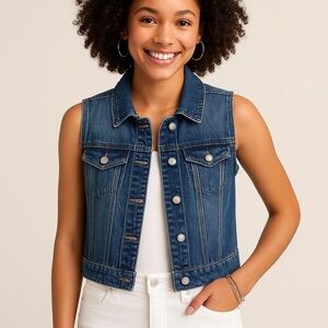 Maurice’s | Denim Vest Boho Size Small